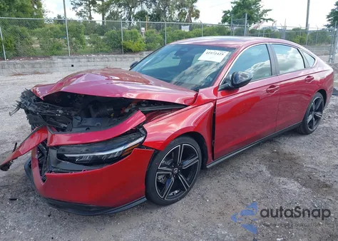 2024 Honda Accord Hybrid Sport z USA, uszkodzony, nr VIN 1HGCY2F5XRA091727